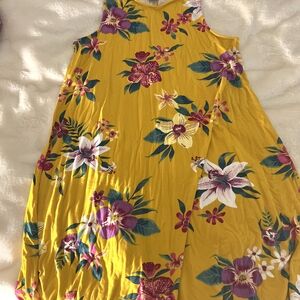 Old Navy Yellow Floral Top